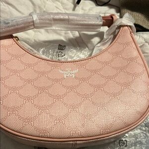 MCM Himmel Ascending Moon Hobo Bag